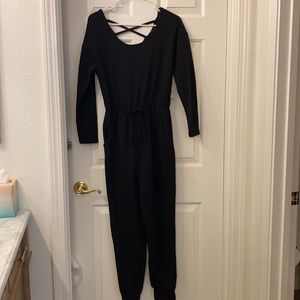 NWT fleece jumpsuit